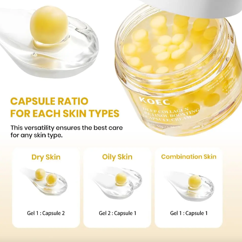 CREMA ENCAPSULADA TRIPLE ACCION COLAGENO+RETINOL Y PEPTIDOS KOEC - Imagen 4